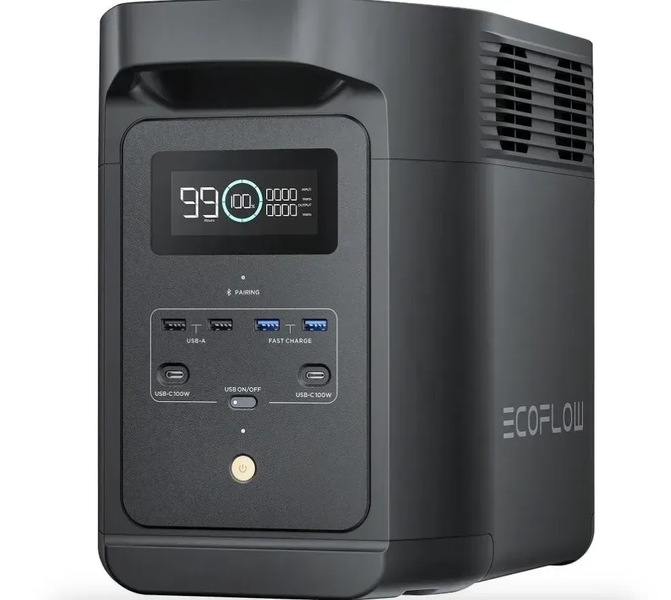 Зарядна станція EcoFlow Delta 2 E980 Black Edition (500 Вт, 980 Вт&middot;год) Delta_2_E980_Black фото