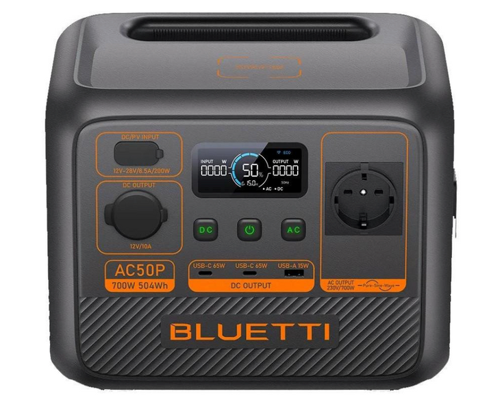 Зарядна станція Bluetti AC50P (700 Вт, 504 Вт&middot;год, LiFePO4) BLUETTI_AC50P фото
