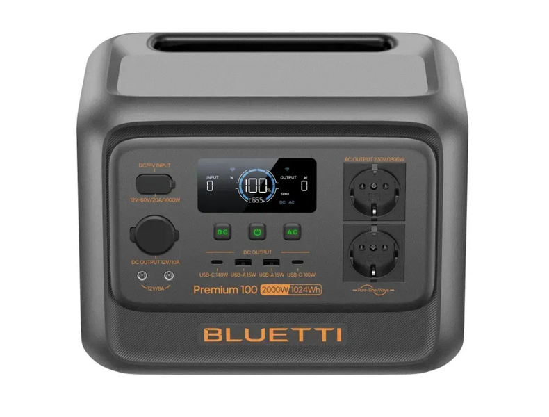 Зарядна станція Bluetti Premium 100 V2 (2000 Вт, 1024 Вт&middot;год, LiFePO4) Bluetti_Premium_100_V2 фото